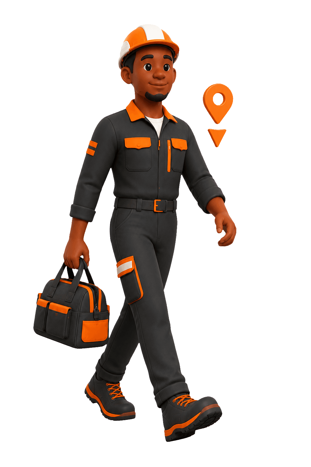 Engineering specialist travelling to a customer