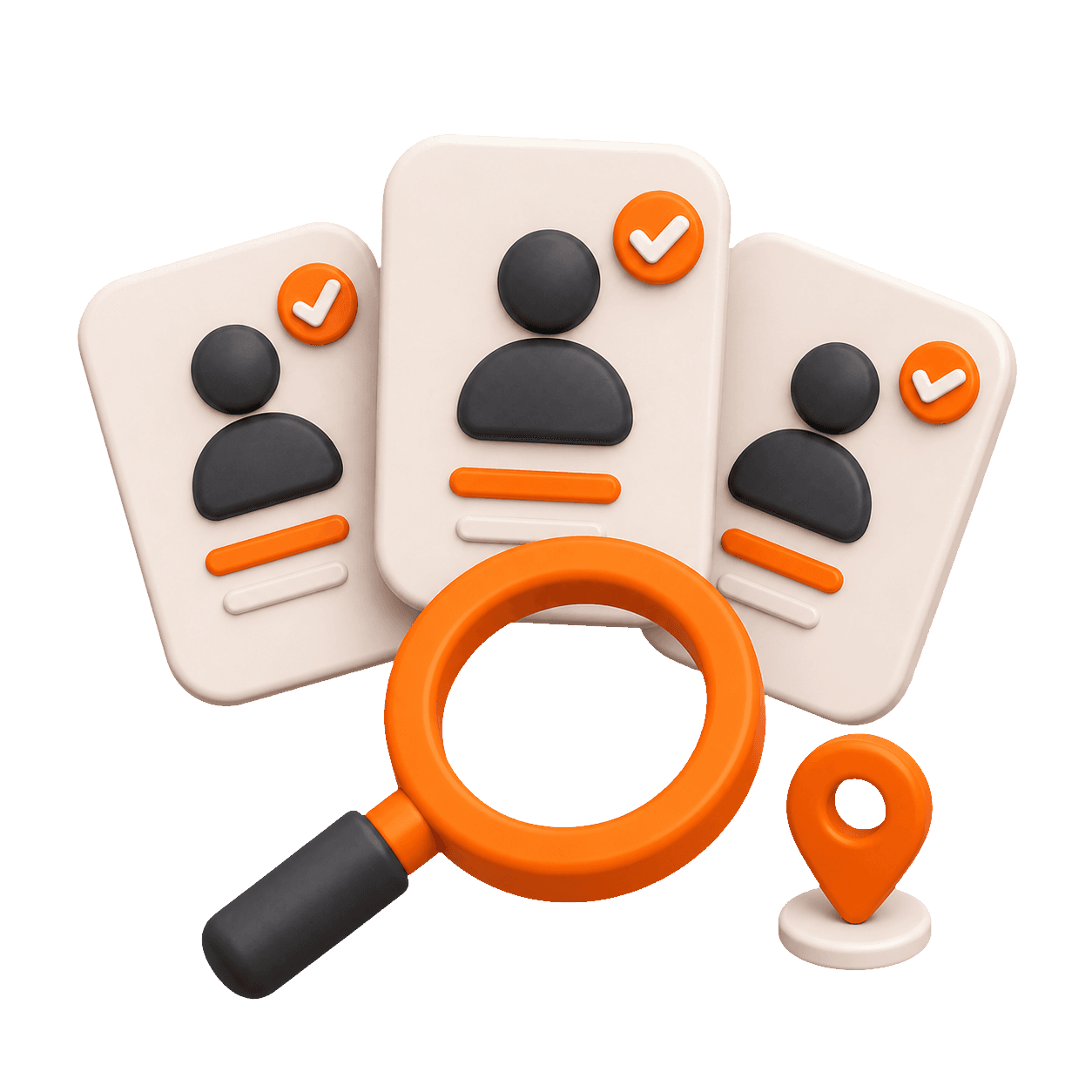 Search tool showing nearby verified specialists