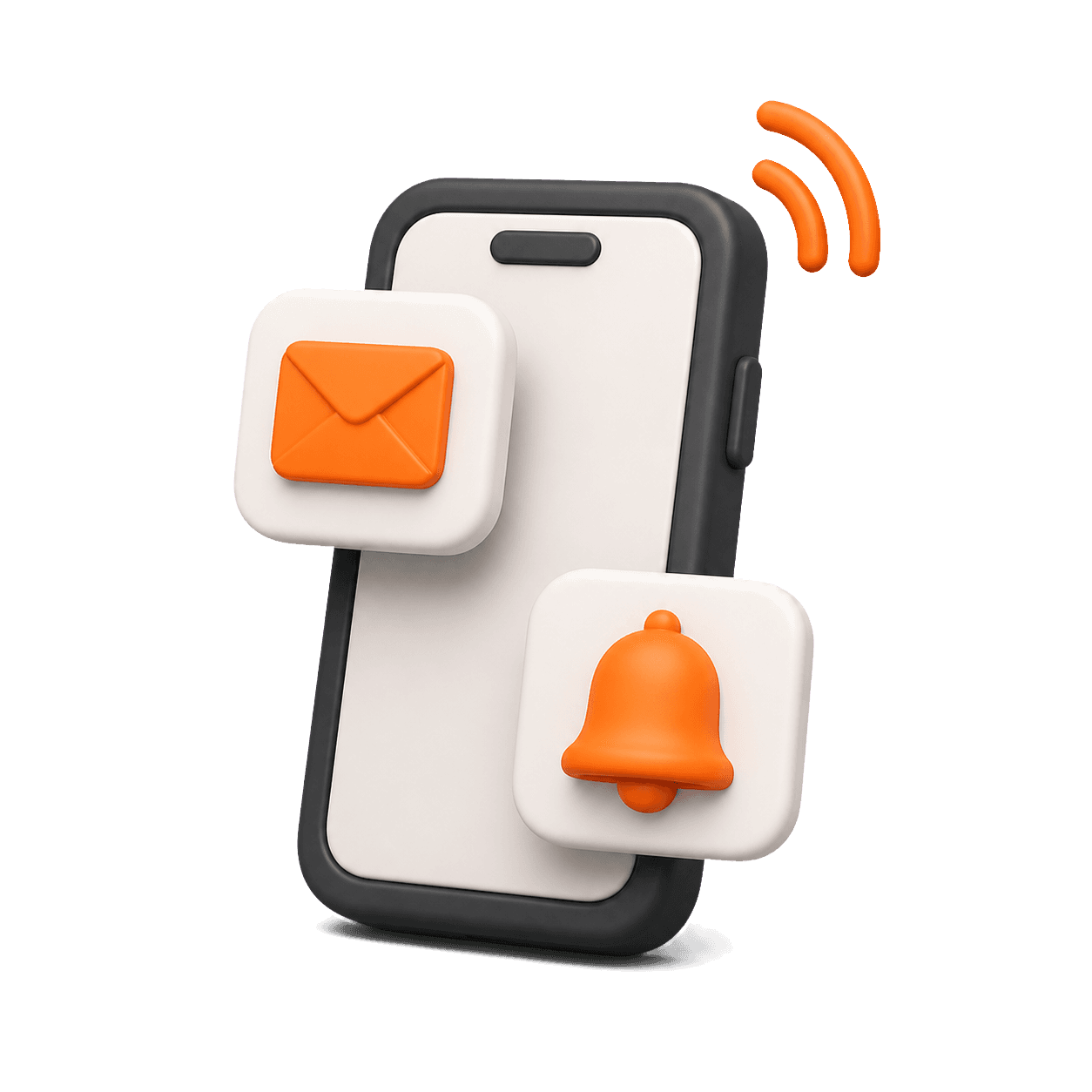 Phone with email and notification alerts