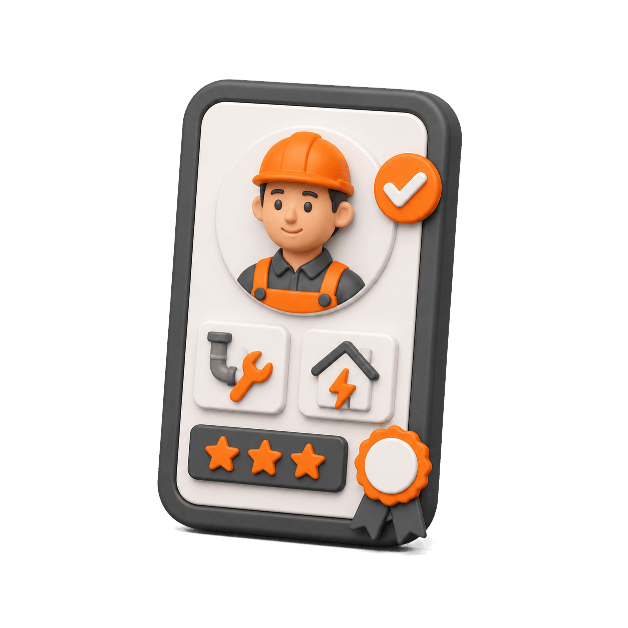 Verified specialist profile with services and ratings